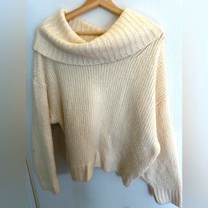 Anthropologie Pilcro cowl neck sweater.